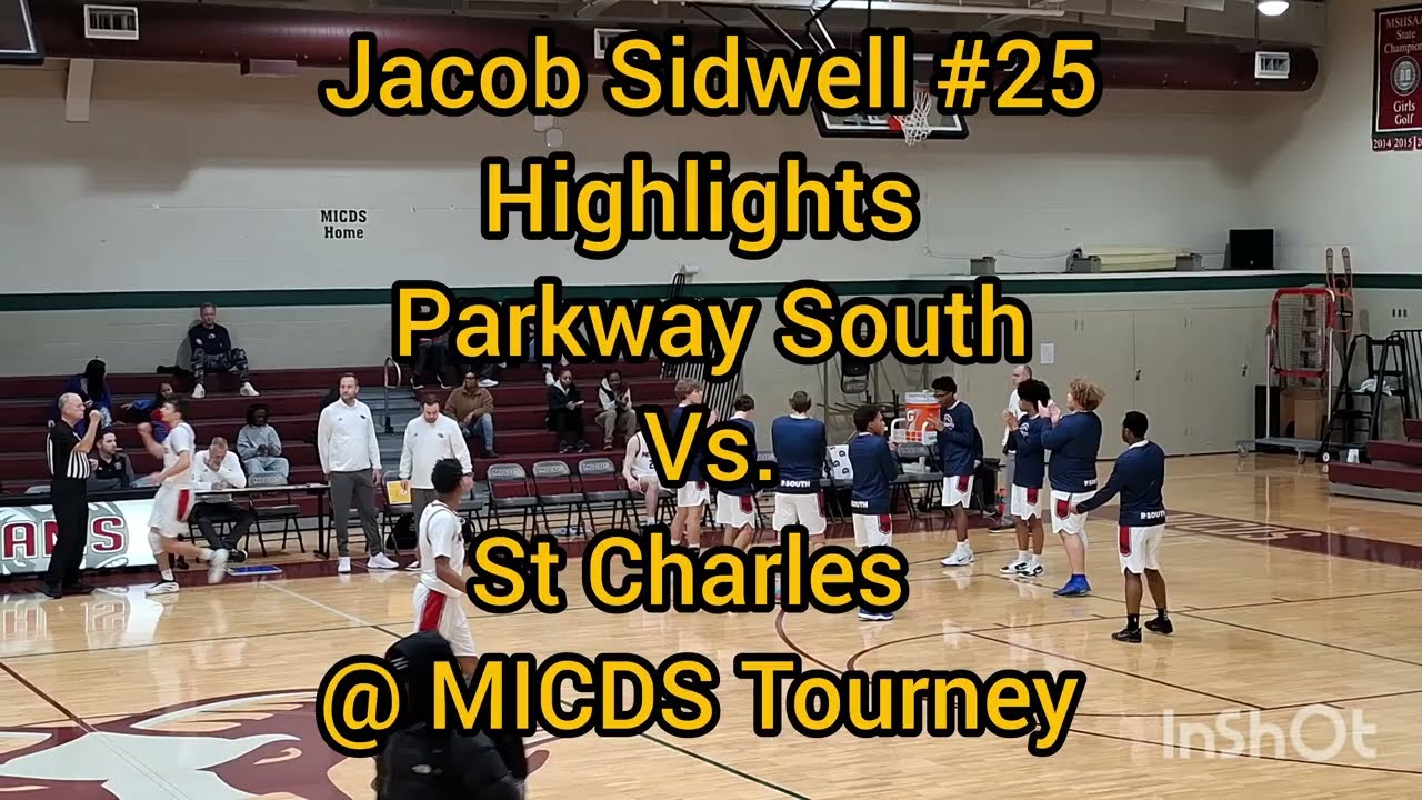Jacob Sidwell #25 Highlights vs. St. Charles @ MICDS Tournament (Near Triple Double -1ast)