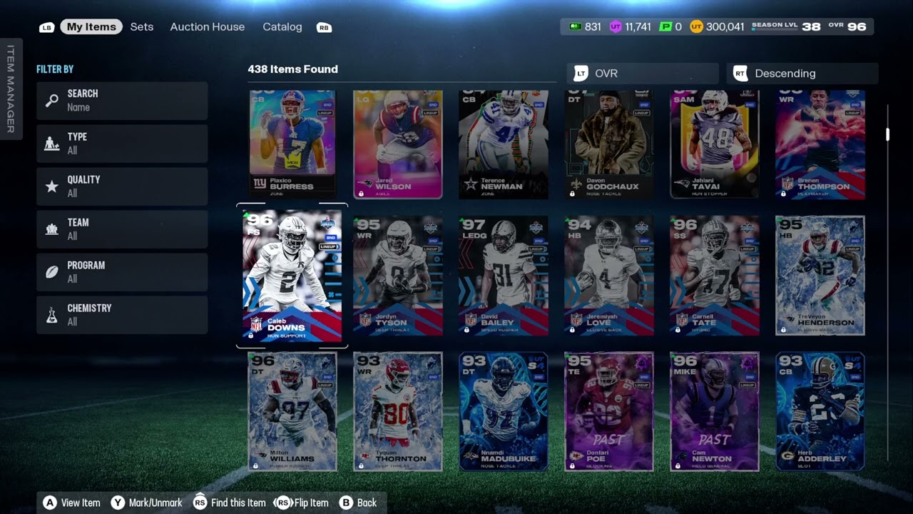 Madden 26 Season 6 Level 38 New England Patriots Theme Team Team of Year promo opening sets p4