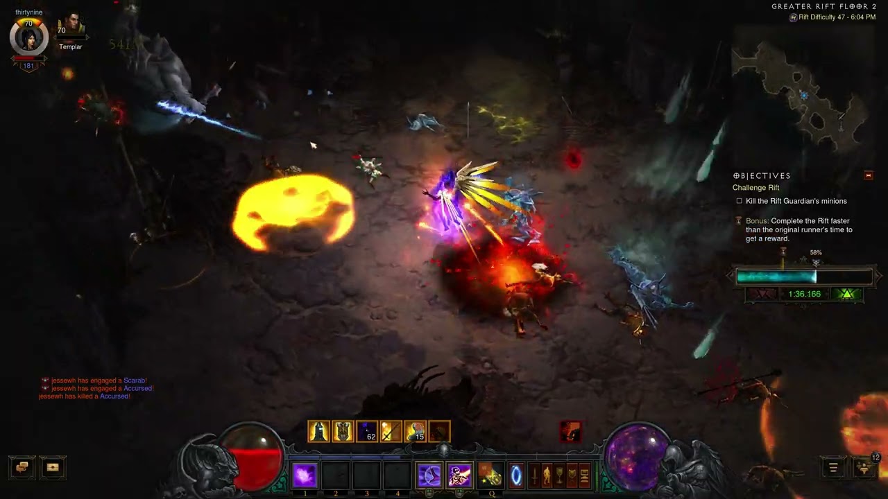 Diablo III: Испытание портала 480, американский сервер (NA), 39-й сезон
