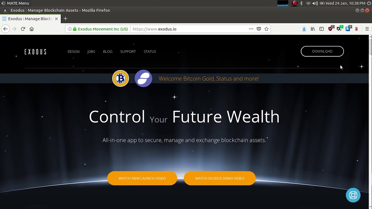 Exodus Tutorial 101 How To Install Exodus Wallet Onto Linux