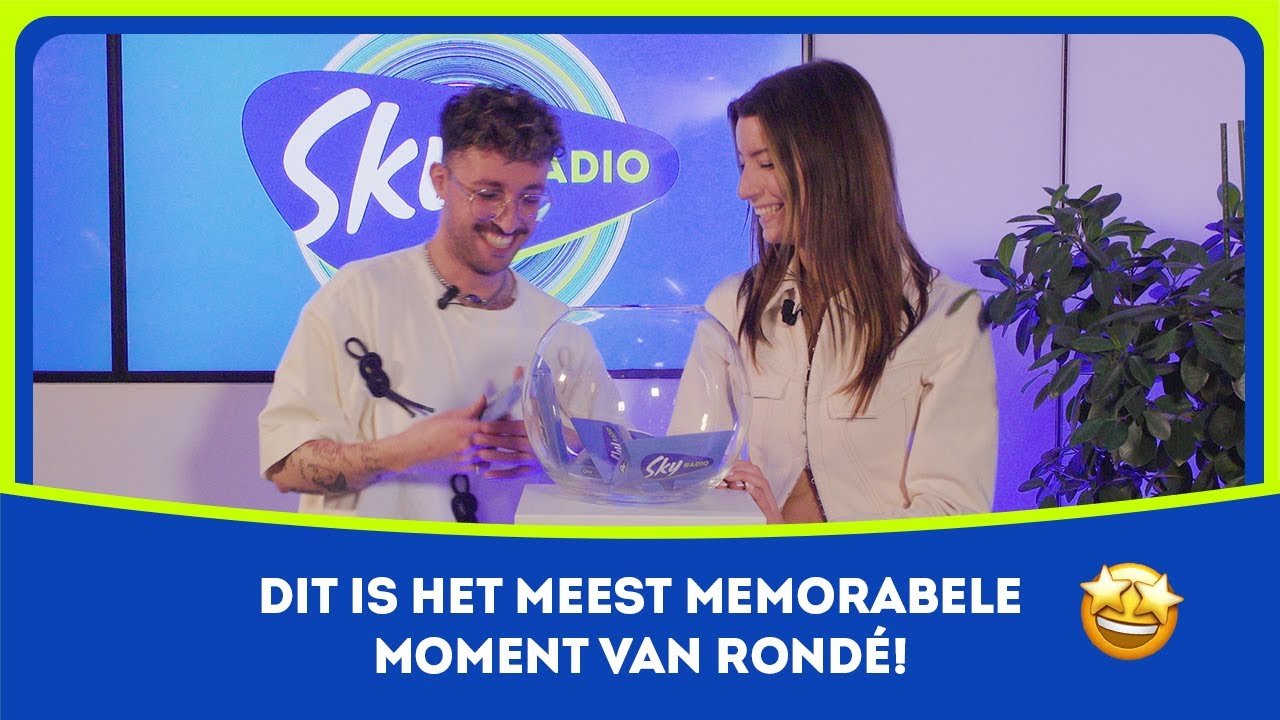 Je raadt nooit wat RONDÉ doet vlak voor een optreden... 👀 | Sky Radio