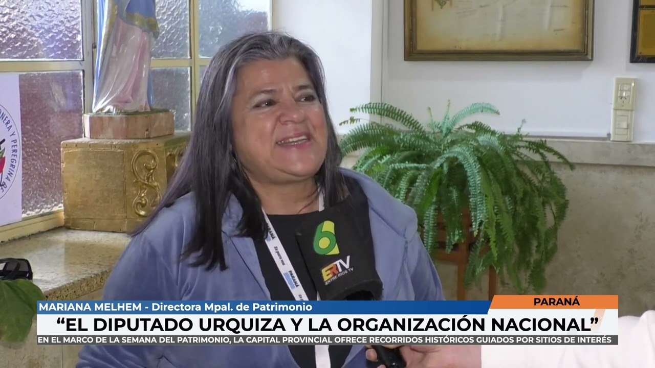 Mariana Melhem - Recorridos hist&oacute;ricos guiados en  Paran&aacute; en la 'Semana del Patrimonio'