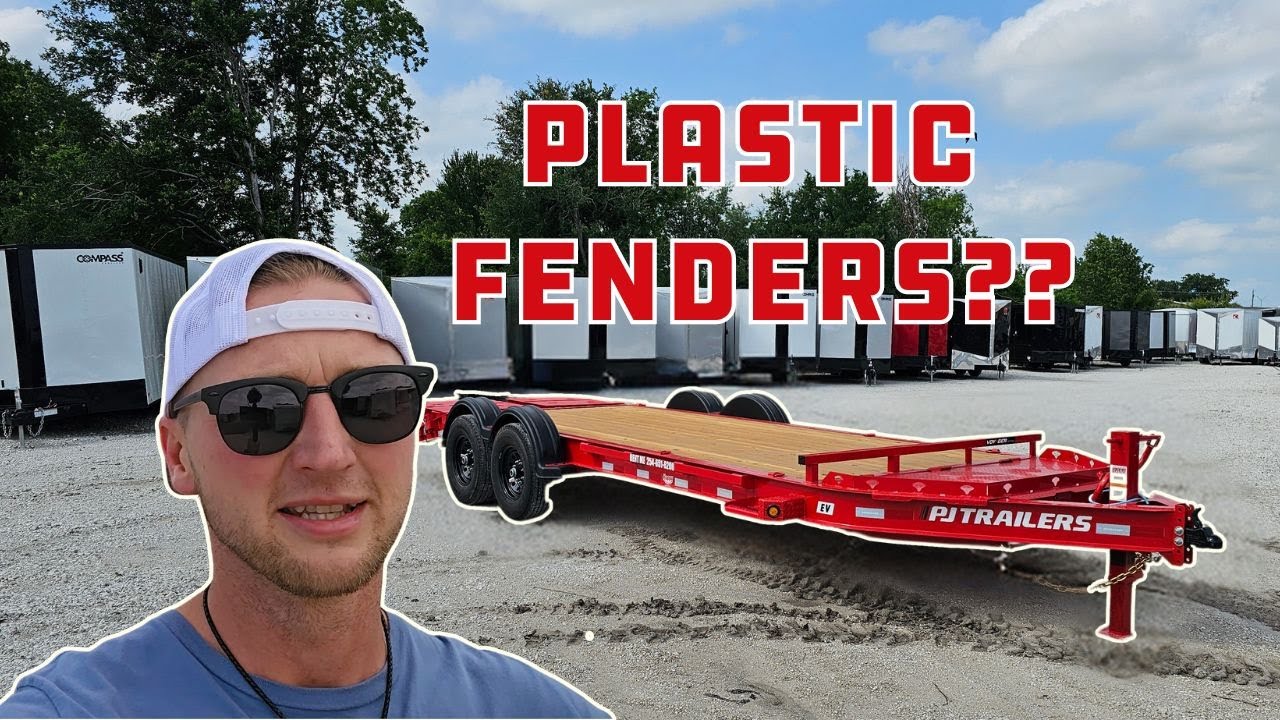The new EV Equipment Trailer from PJ, Will the Fenders Break?