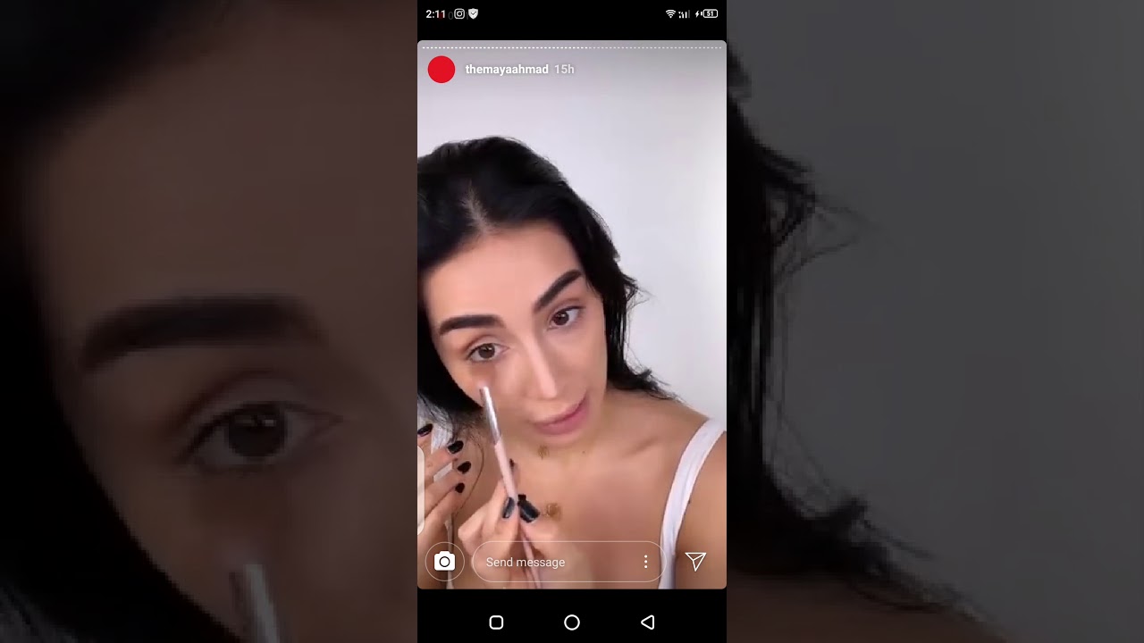 مكياج يومي للجميلة مايا احمد 😍