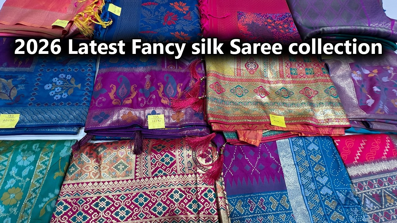 2026 Latest Fancy silk Saree collection | saree wholesale market surat | saree manufacturer in surat