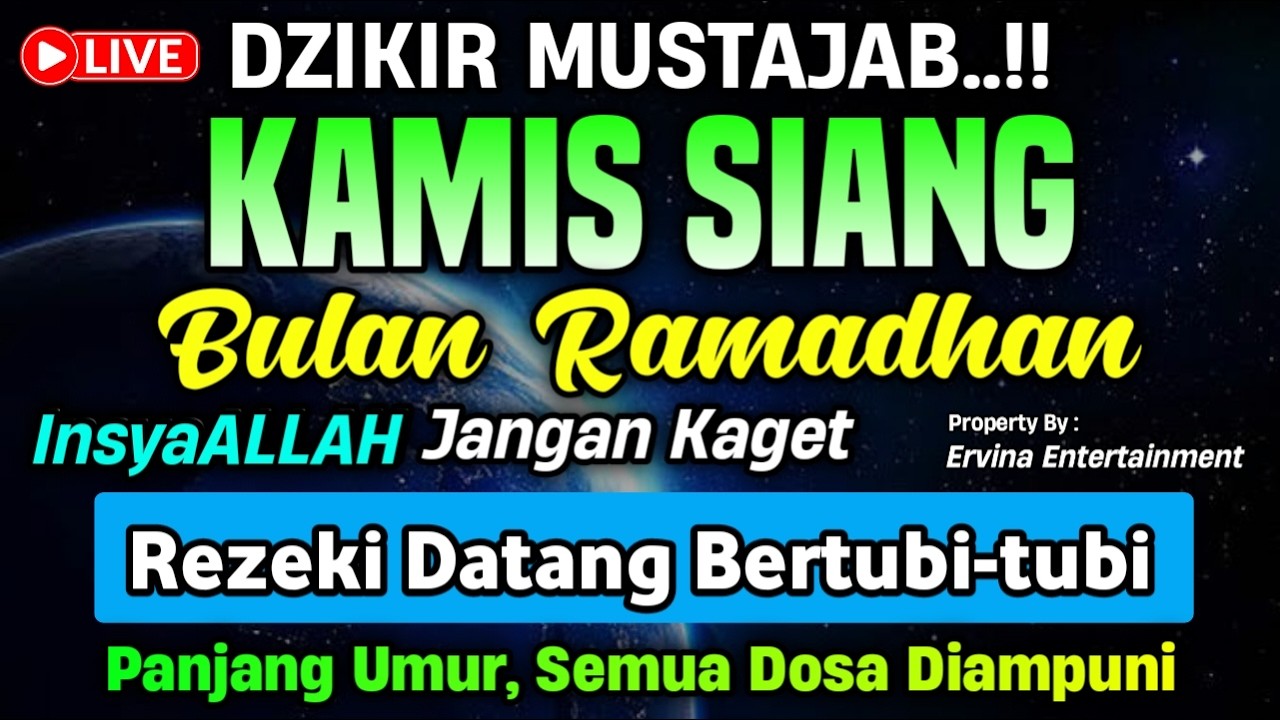DZIKIR PAGI HARI KAMIS PEMBUKA PINTU REZEKI, ZIKIR PEMBUKA PINTU REZEKI | DZIKIR PAGI
