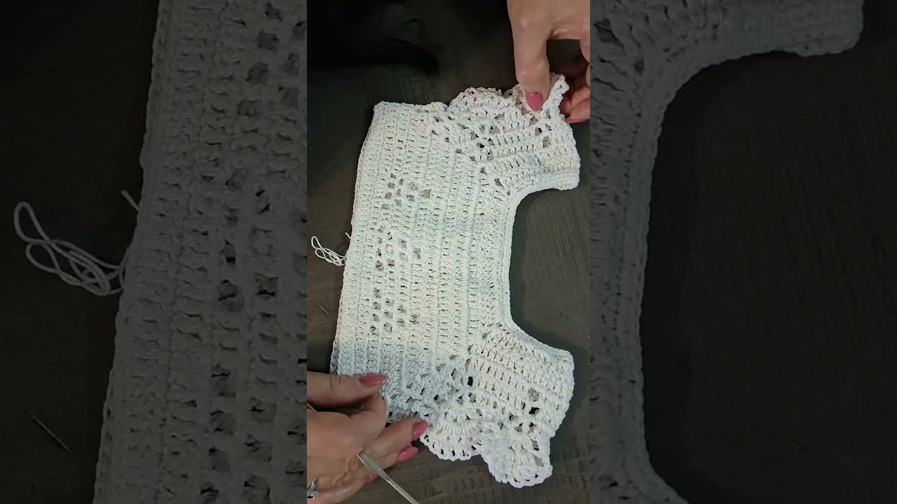 Parte de arriba de vestidito de niña 6-9 meses
