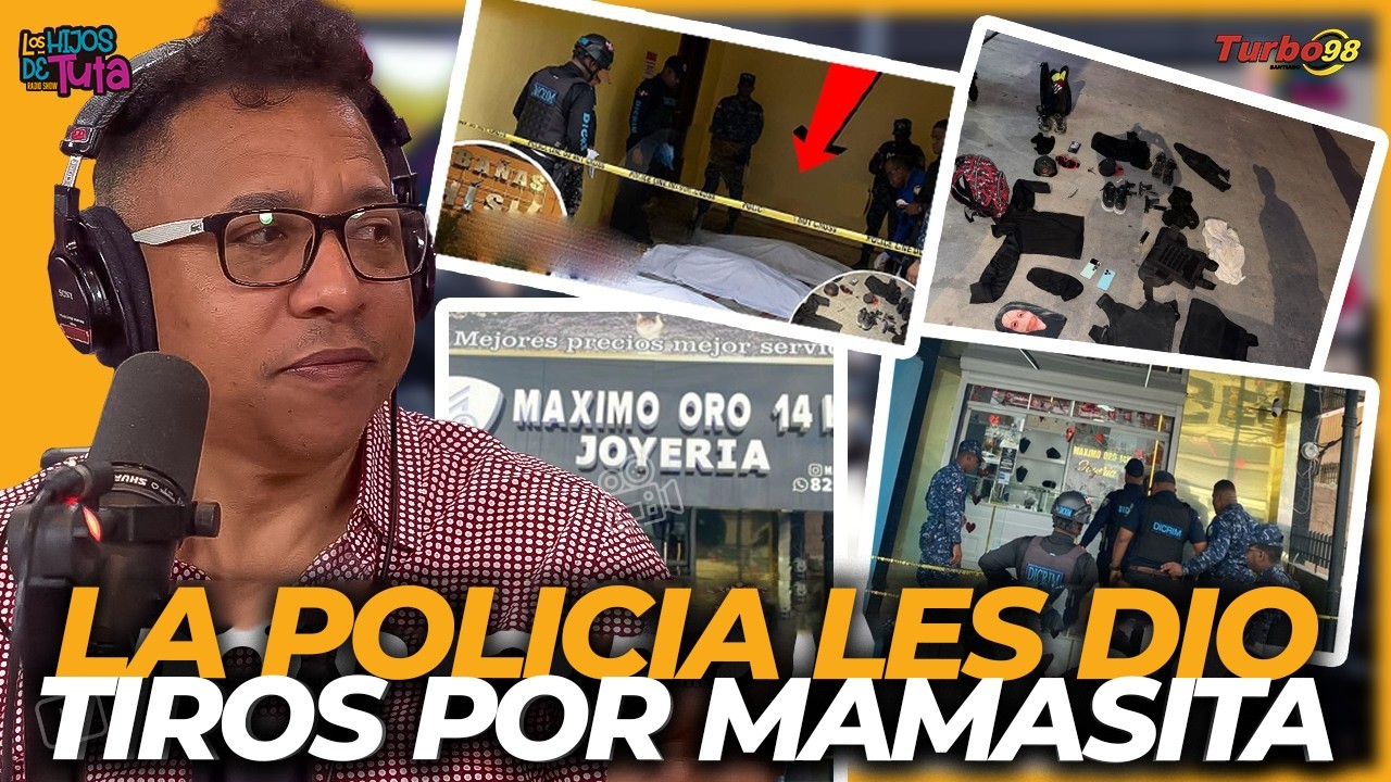 LA POLICIA SE LAMBE LOS 3 DELINCUENTES QUE ATRACARON LA JOYERIA EN SAN PEDRO