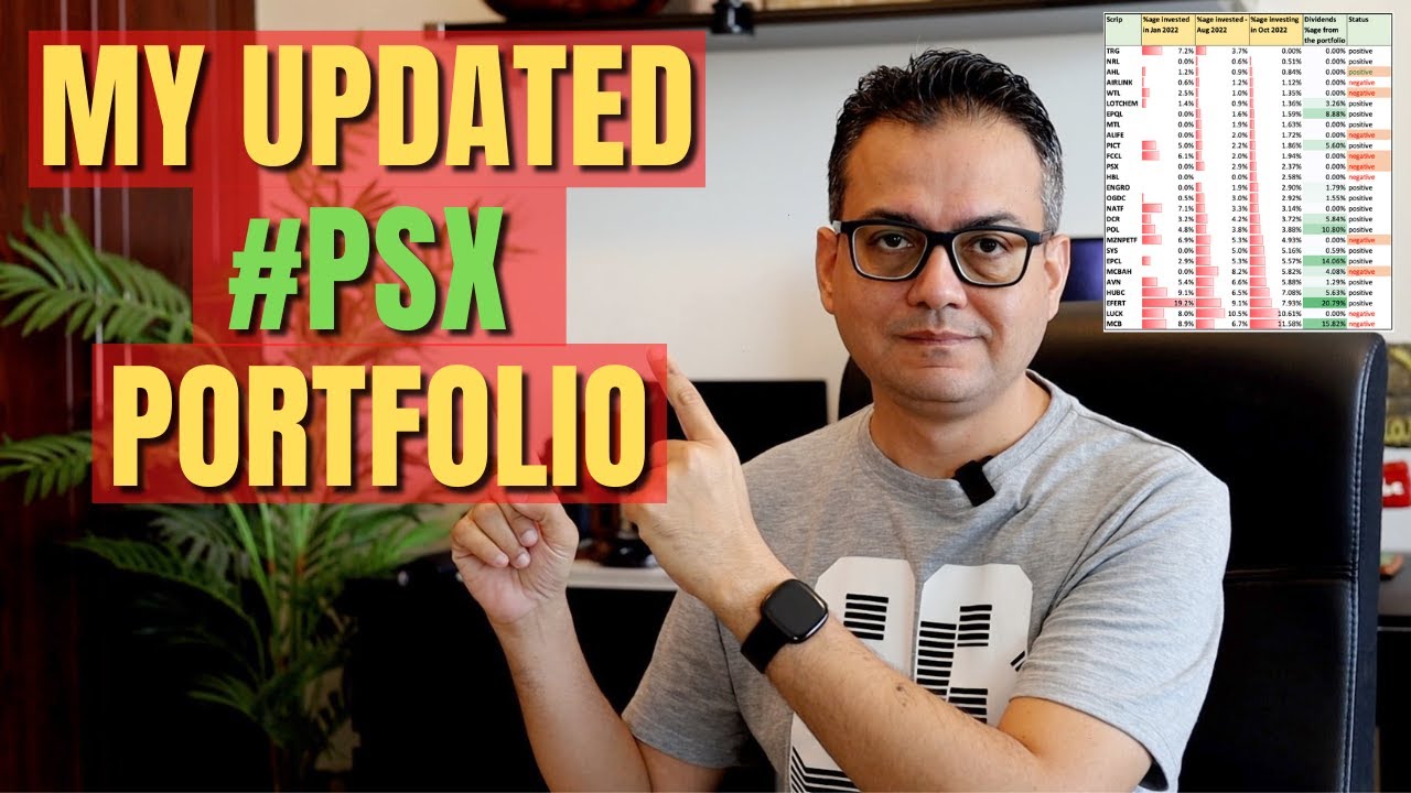 Updated #PSX 💼 Portfolio | Stock Market In 🇵🇰 Pakistan | WALI KHAN