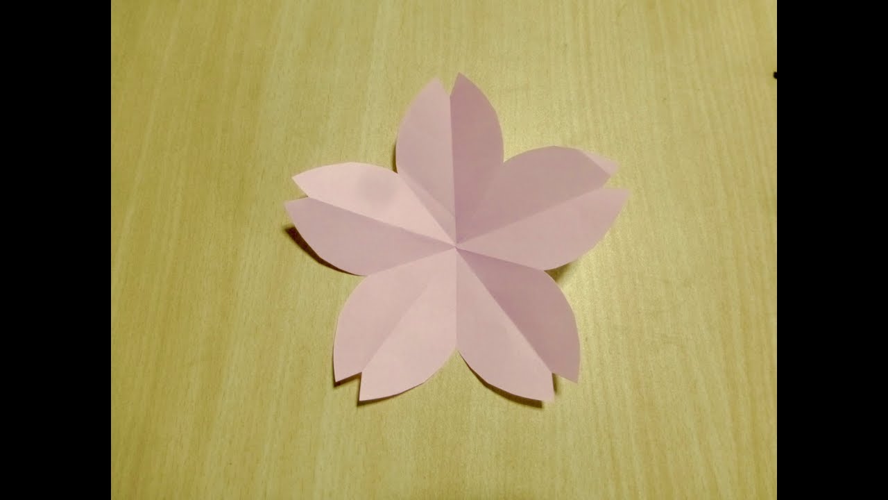 Come fare Fiori di ciliegio. Origami. L'arte di piegare la carta.