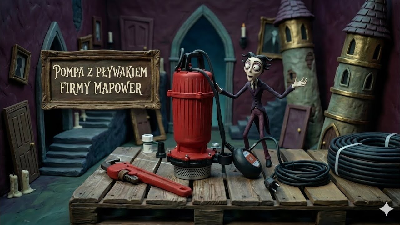 Pompa do wody z pływakiem.