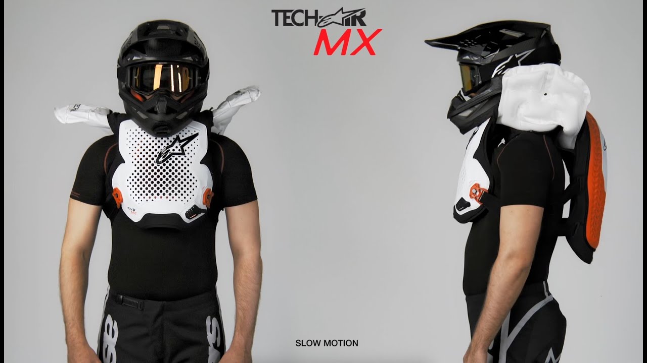 Tech-Air MX Airbag Deployment Slow Motion Video | MxBoot.com