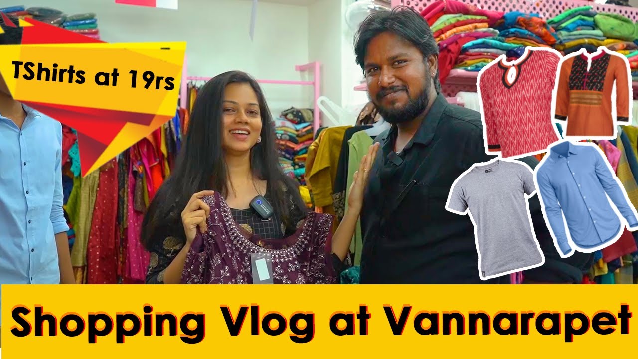 Shopping at Malar Family Stores | 19rs T-shirt Shop | Anithasampath Vlogs