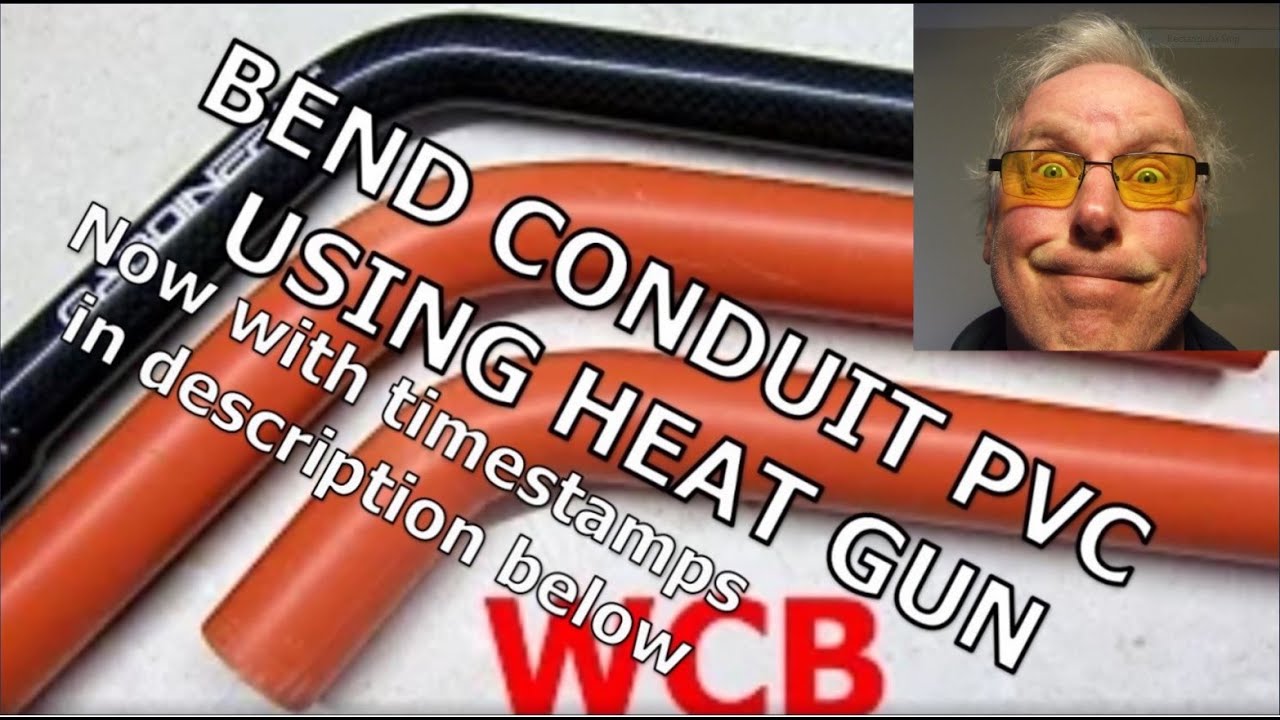 ✅BEND CONDUIT PVC QUICK USING HEAT GUN + PLUS SPRING THAT'S IT.