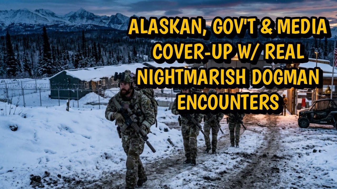 #DOGMAN : ALASKAN, GOV'T & MEDIA COVER-UP W/ REAL NIGHTMARISH DOGMAN ENCOUNTERS