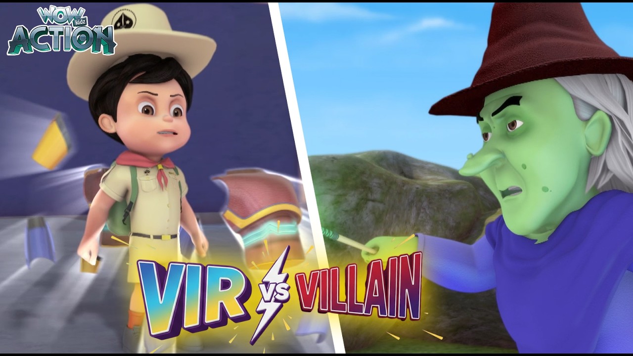 Vir The Robot Boy | Jadugarni Ko Kaise Ladega Vir | Vir Vs Villain Compilation🔥🤖| Wow Action