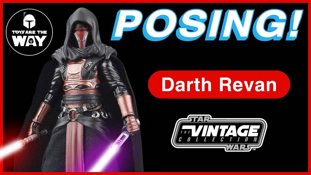 Star Wars The Vintage Collection Darth Revan VC 301 | KOTR | Action Figure Posing!