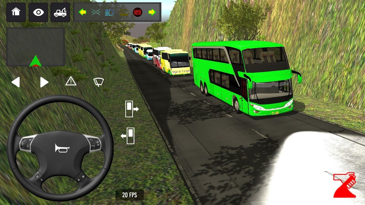 😎Bus simulator indonesia ll new euro coach bus simulator indonesia ll new euro trock #bus #simulator