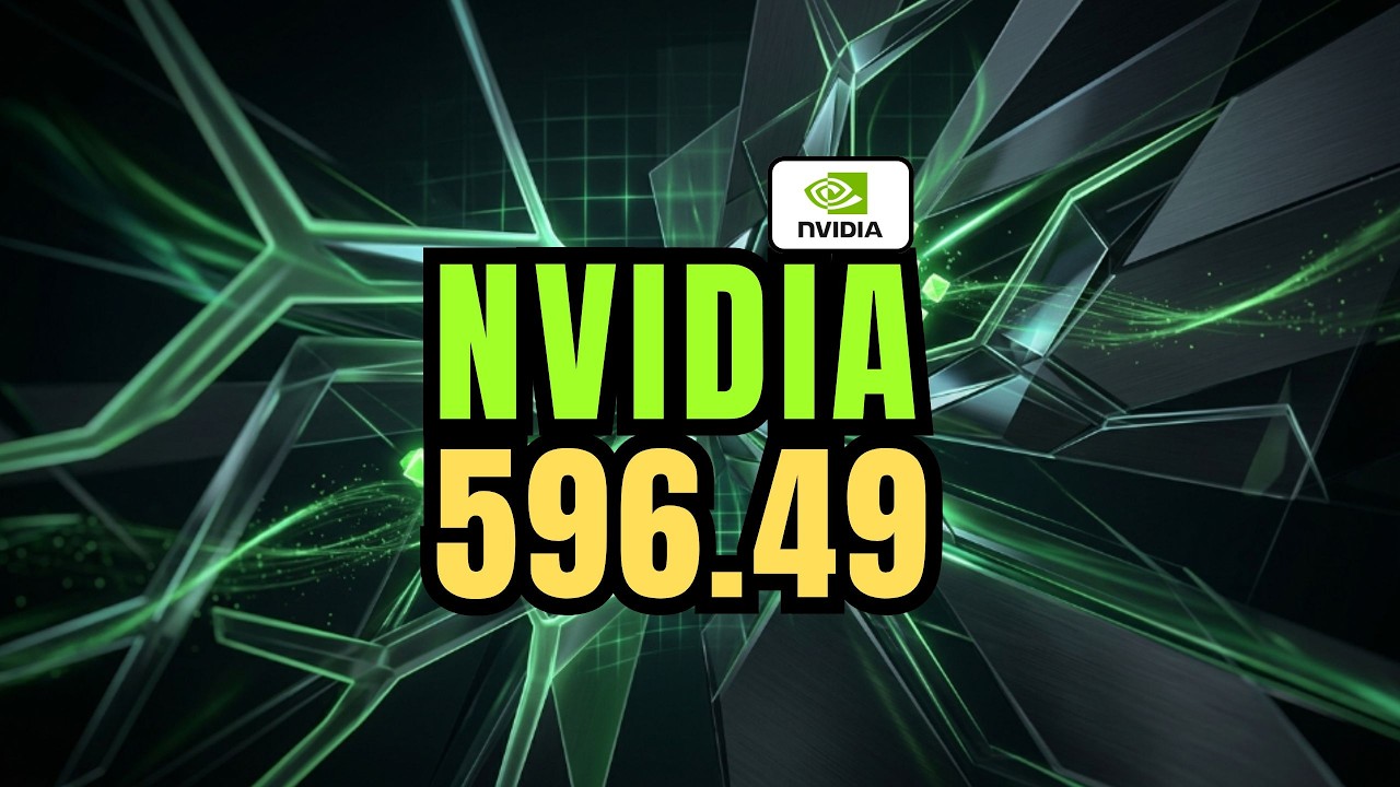 NVIDIA 596.49 Driver