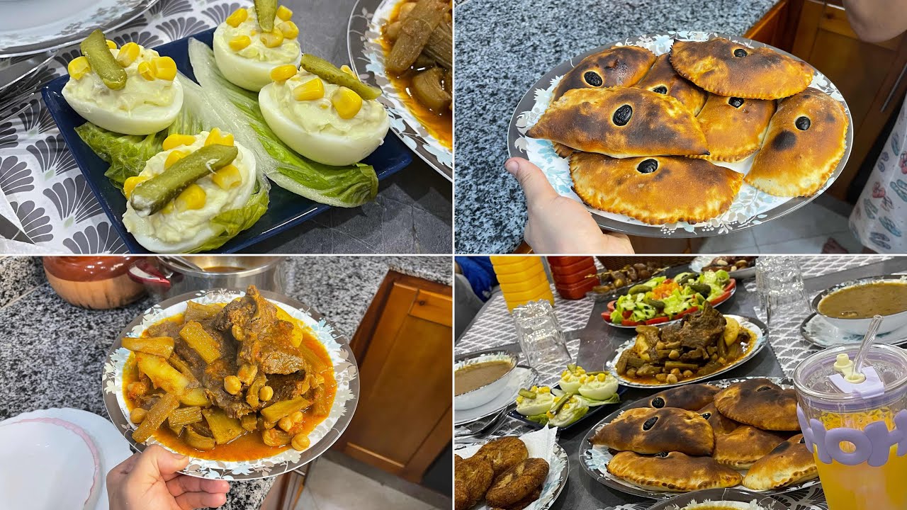 روتيني ثامن يوم رمضان🌙تشهيت مرقة خرشف عربي باللحم الله الله😍سوفلي المحلات كيما يحب الخاطر😍