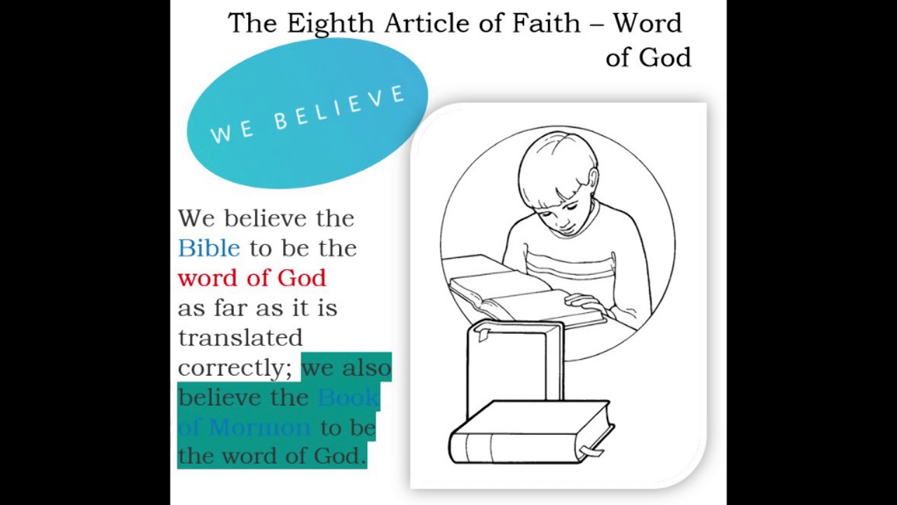 Articles of Faith; 1-13 in one video