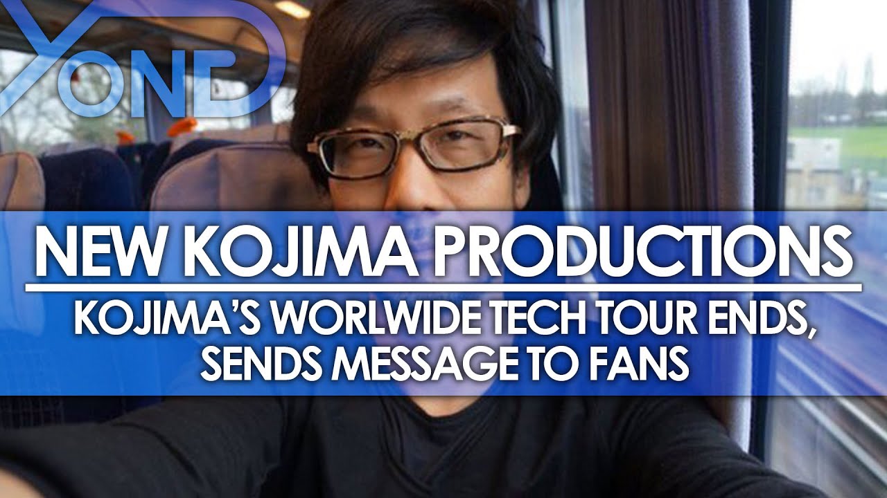 New Kojima Productions - Kojima's Worldwide Tech Tour Ends, Sends Message to Fans