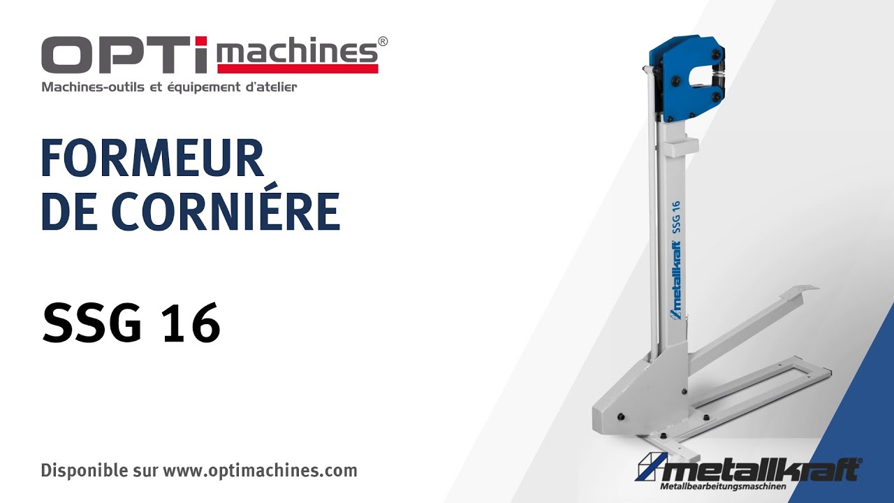 Formeur de cornière METALLKRAFT SSG 16