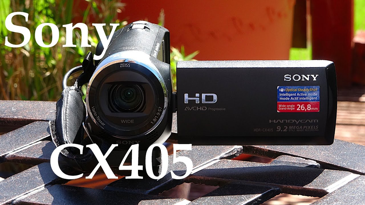 The Cheapest Camcorder that I have - The Sony CX405
