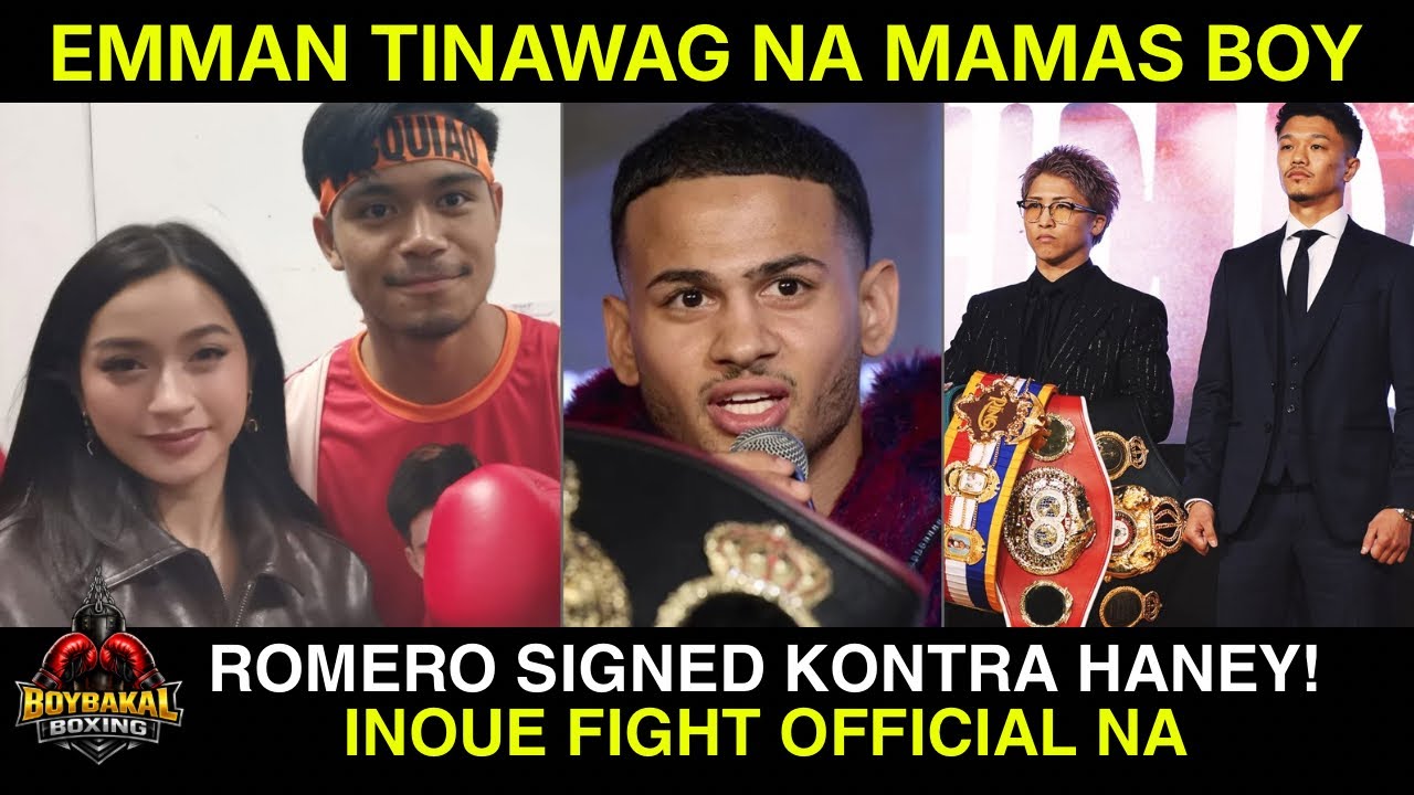 Emman Tinawag Na MAMAS BOY! | Casimero GIGIL kay Nerry | Inoue Fight Official Na | Romero signed