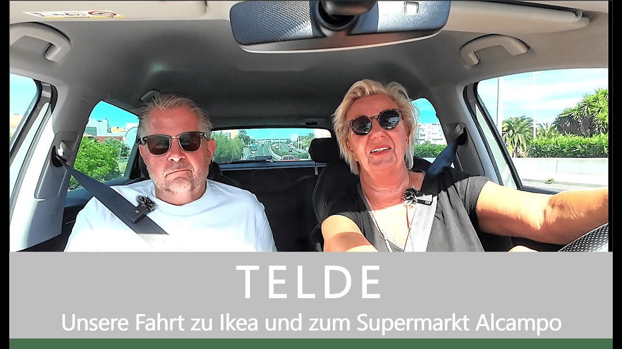 GRAN CANARIA / TELDE Unsere Fahrt zu Ikea und zum Supermarkt Alcampo an 27.1.2026