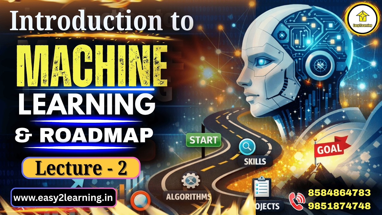 💥Introduction to Machine learning & Roadmap By Arijit Sir || Lec - 2|| #easy2learning