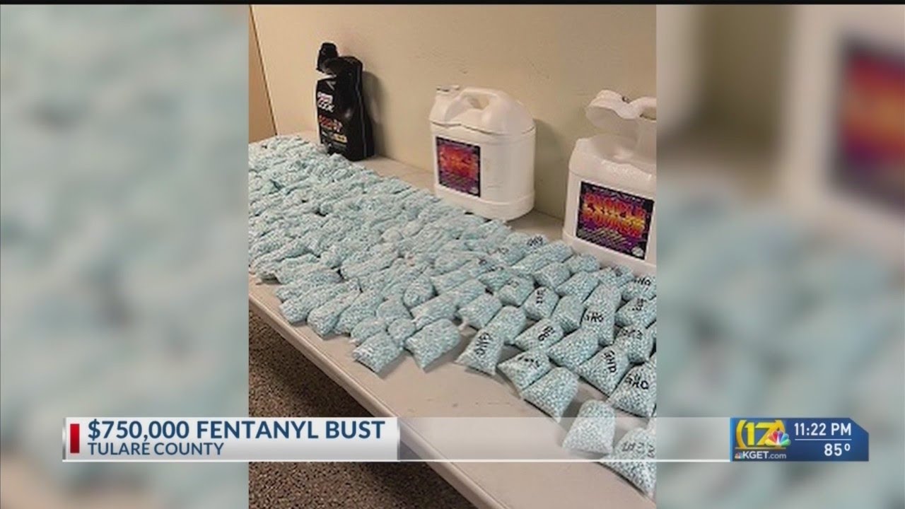 Tulare County deputies seize $750K worth of fentanyl, arrest 2