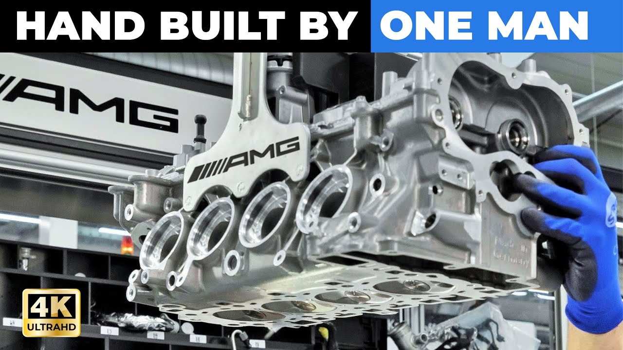 421HP Mercedes CLA45s AMG Engine production In Germany ASMR