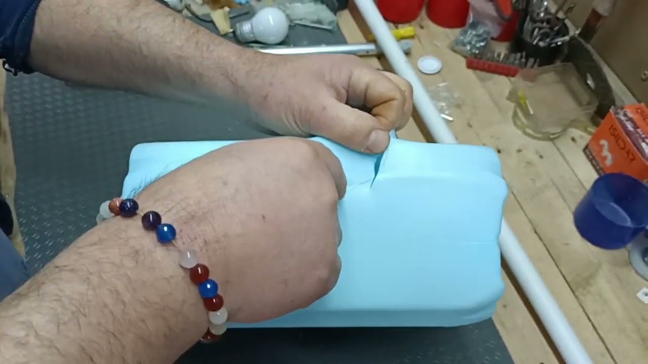 plastik bidon dan bahçe faraş yapımı