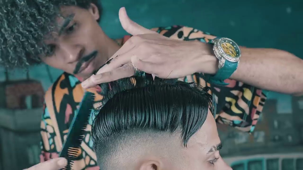 HAIR TRANFORMATION ✂️💈 fazendo corte dimil + freestyle 🇧🇷