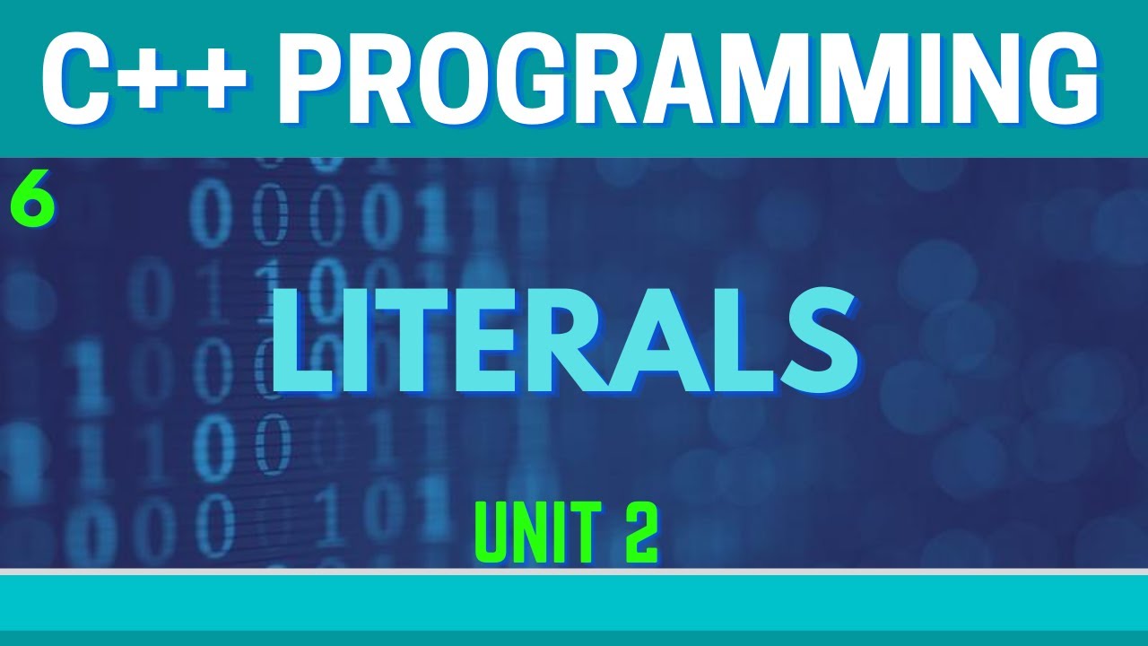Literals in C++ (Urdu/Hindi)