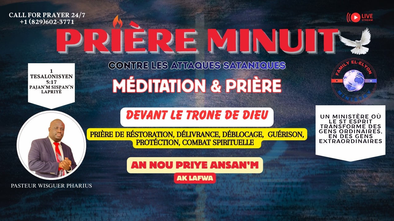 PRIYÈ MINWI |SENYÈ MAP TAN'N REPONS| PASTEUR WISGUER PHARIUS | ABÒNE - LIKE - PATAJE