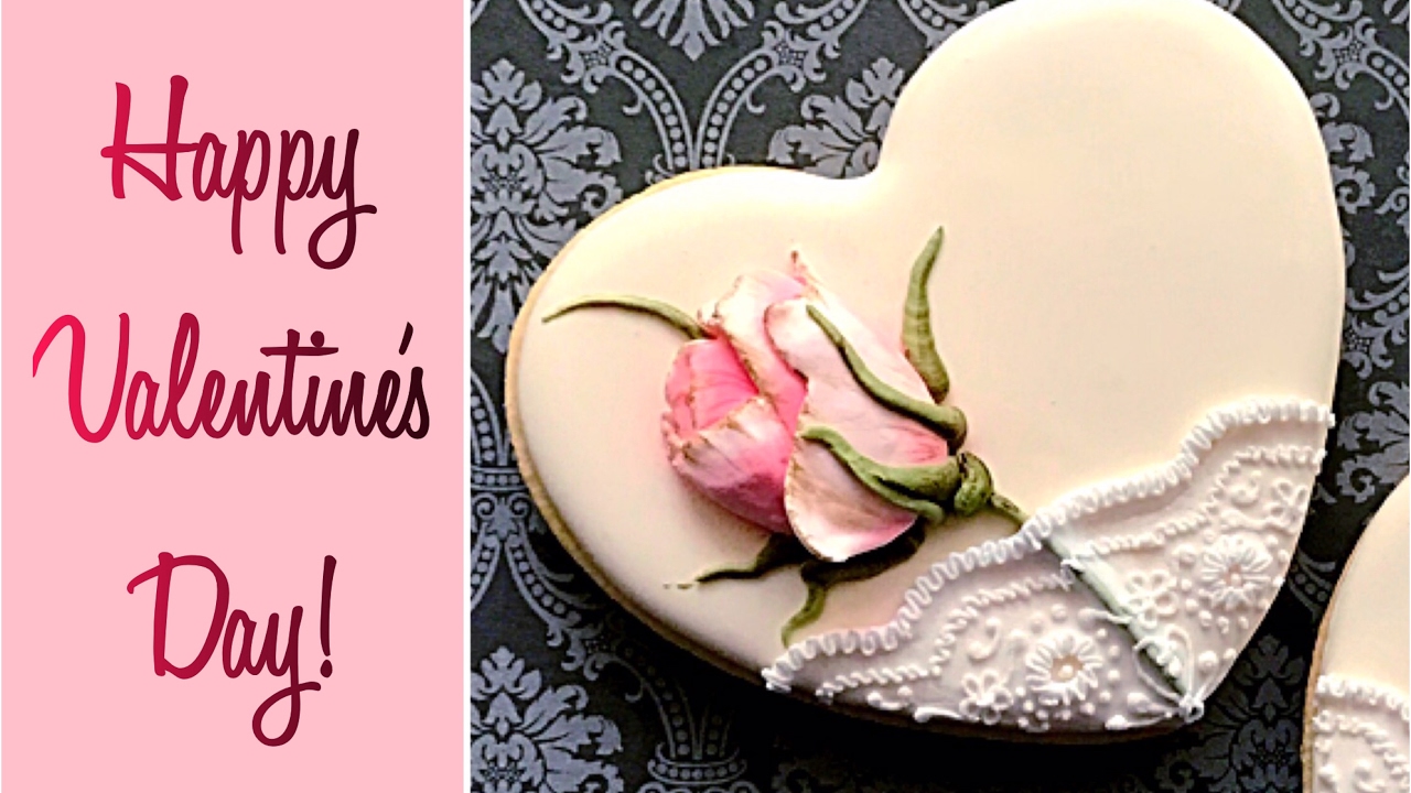 Beautiful Valentine's Rose Cookie 🥀🥀🥀