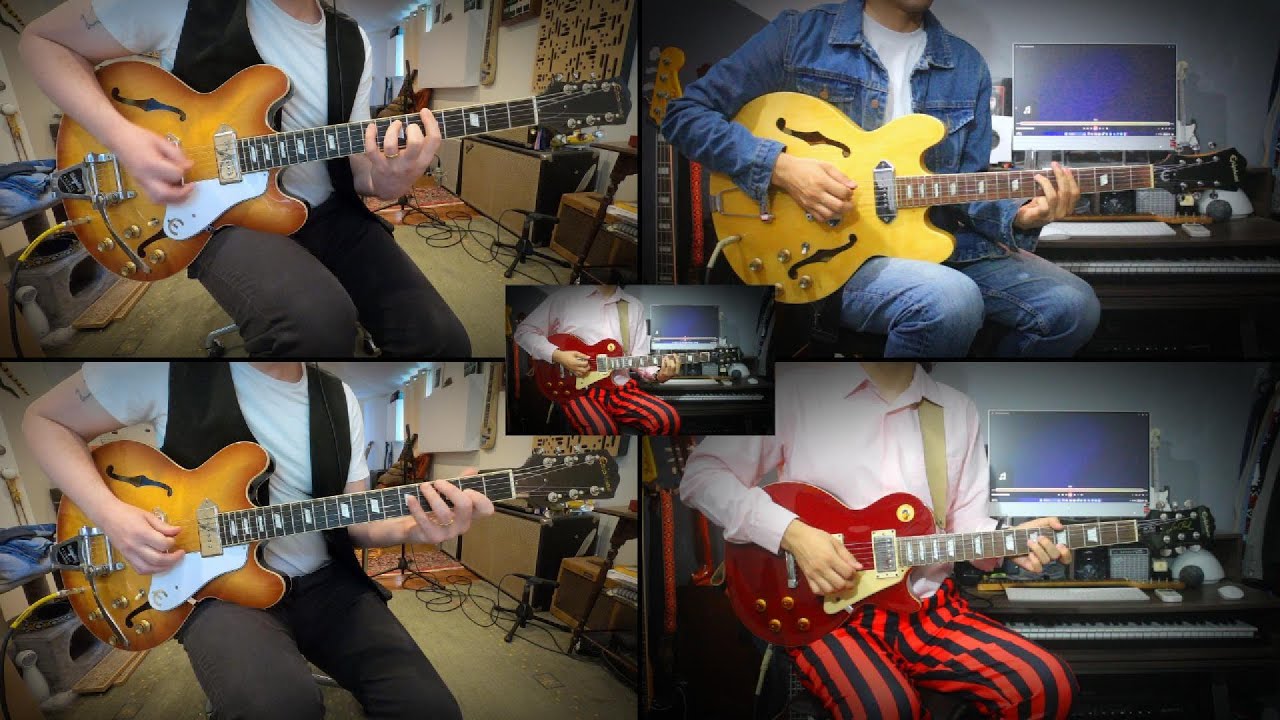 Back In The U.S.S.R. - The Beatles (Guitar Cover) Ft. @sampopkin - Epiphone Casino - Les Paul Lucy