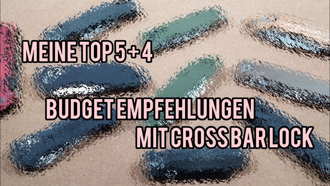 Meine Top 5+4 Budget Klappmesser Empfehlungen mit Cross Bar Lock - bis 70€ und bis 100€