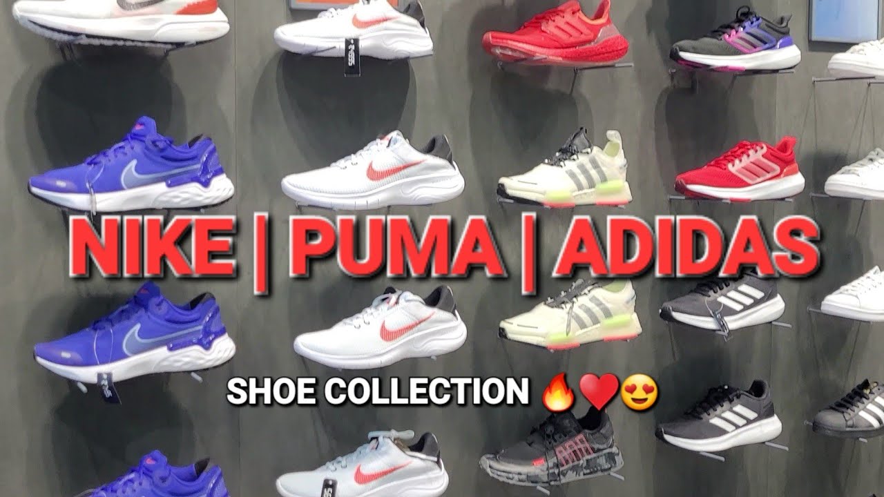 MULTI BRAND SPORTS SHOE SHOWROOM - NIKE | ADIDAS | PUMA 😍&hearts;️🔥 #shoes #sneakers