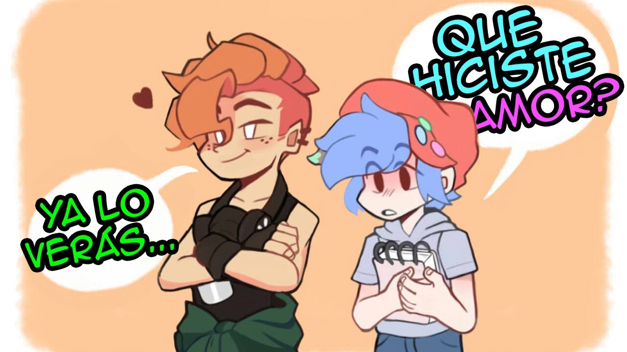 ¿Que dibujaste amor? (Pico x Boyfriend) - Friday Night Funkin' Soft Comic Dub