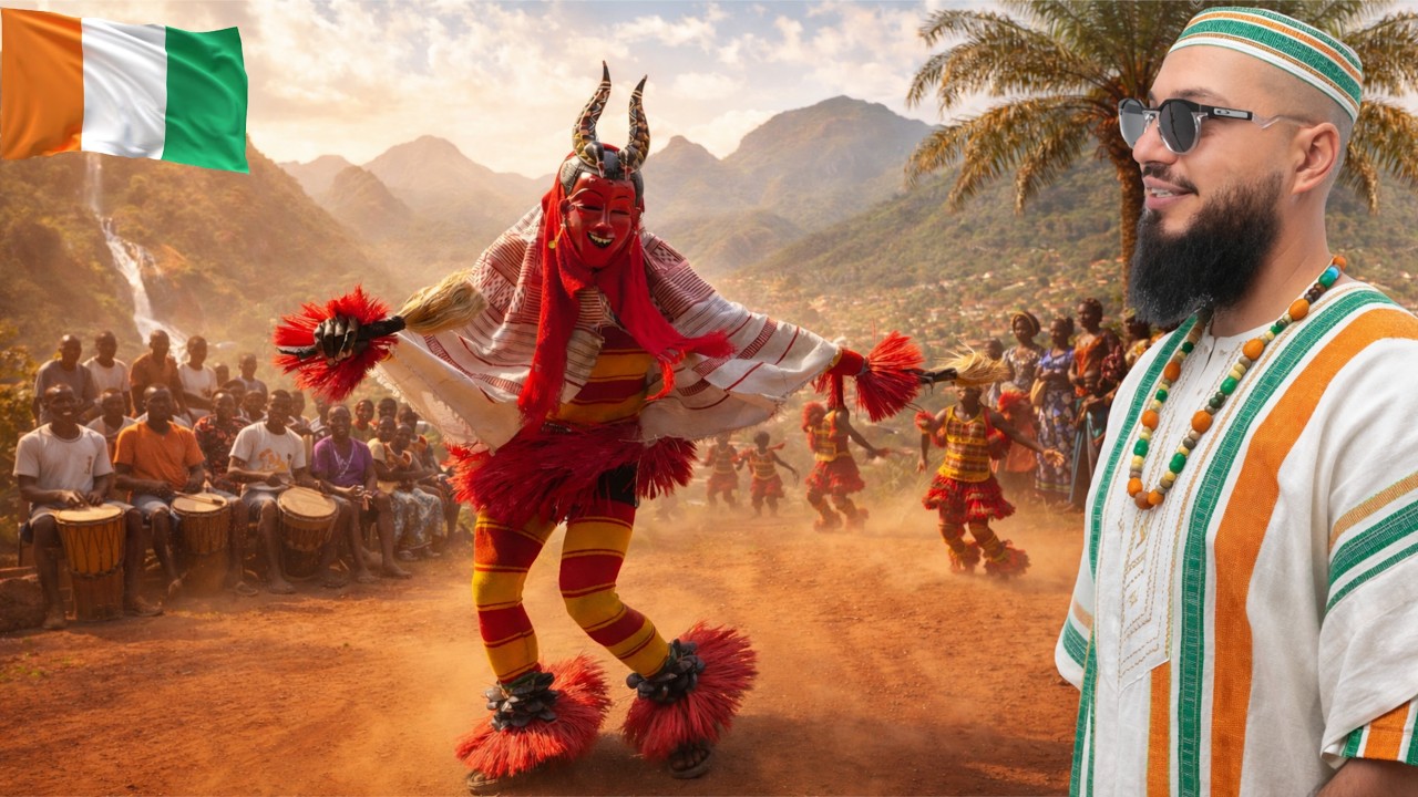 West Africa's Most Surprising & Unique Country Nobody Talks About - Ivory Coast 🇨🇮 (Zaouli Dance)
