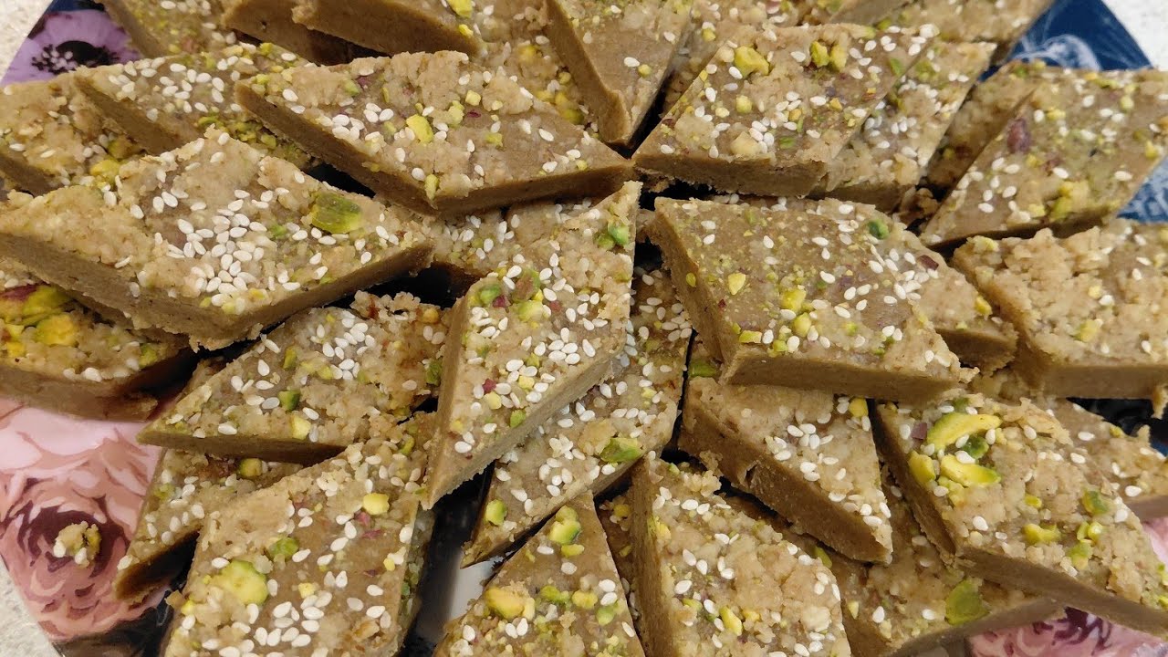 درست کردن حلوای شیره ،  یه حلوای خیلی مقوی و سالم