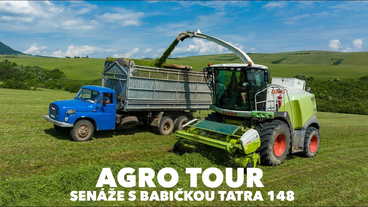 SENÁŽE S BABIČKOU [ Tatra 148, Tatra 815, Zetor, JCB Fastrac ] AGRO TOUR #3