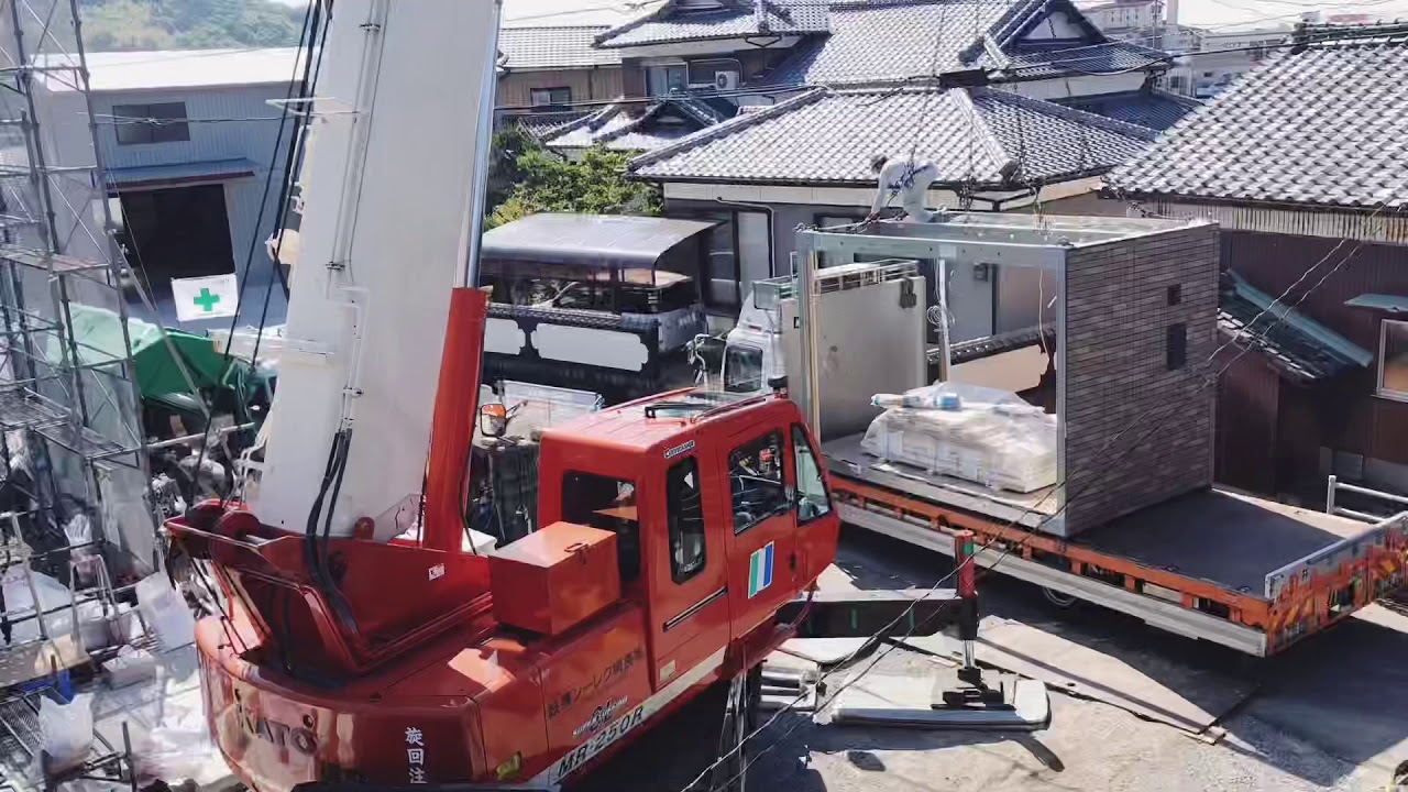 『セキスイハイム』　新築工事に密着してみた。ぎゅーっと凝縮3分間　前半編