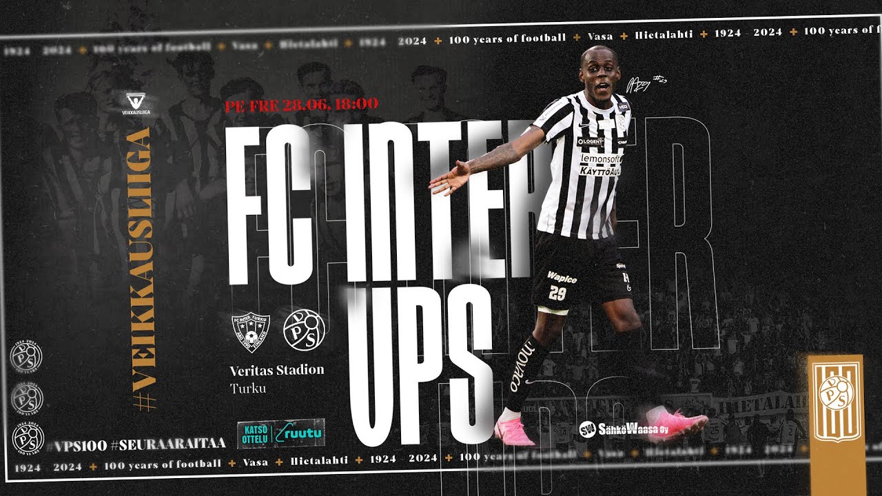 Kooste: FC Inter - VPS | Veikkausliiga 28.6.