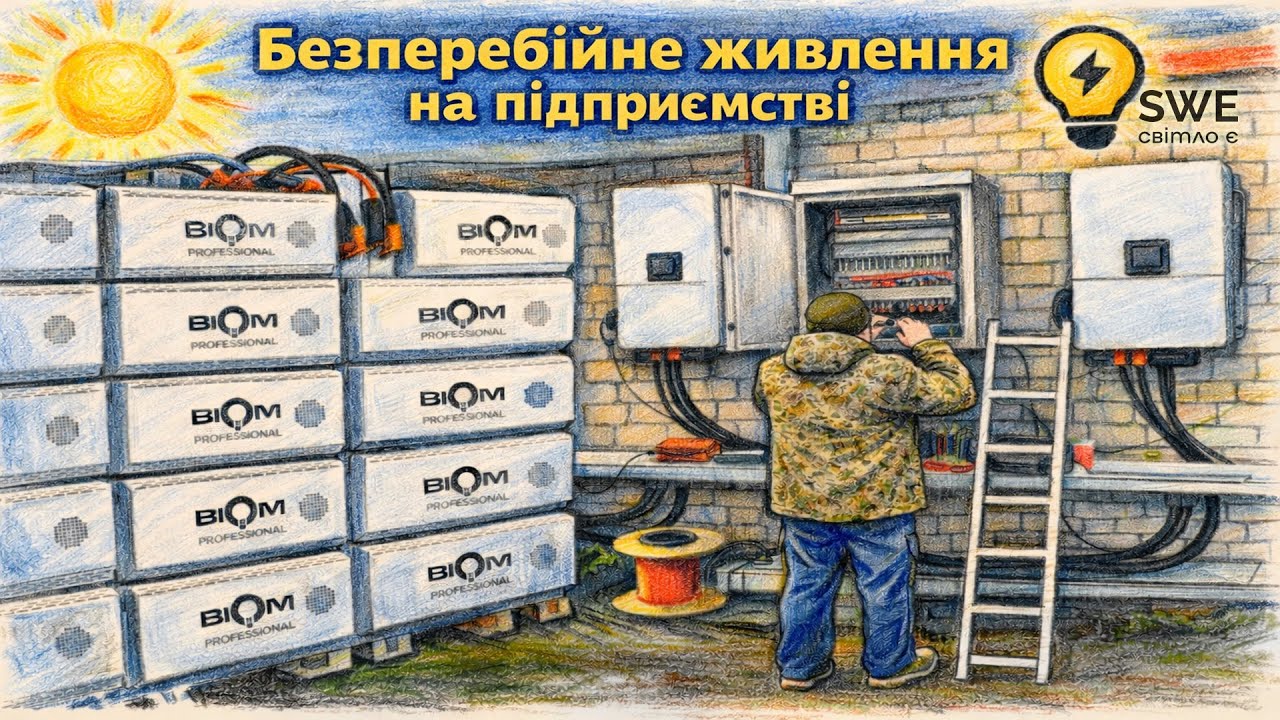 Монтуємо високовольтну систему на 980 вольт в місті Кременчук | SWE - Світло Є