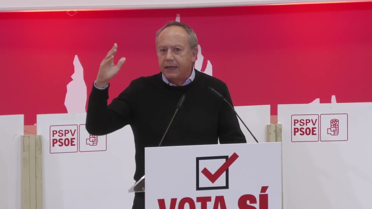 Intervenci&oacute;n de Ismael S&aacute;ez en el acto del PSPV por un Gobierno Progresista y una Espa&ntilde;a Plural