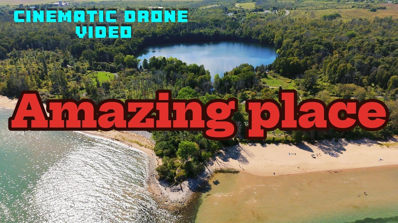 QUARRY LAKE CINEMATIC DRONE 4K